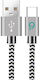 Spacer Cablu Date și Încărcare Smartphone USB 3.0 M La Type-C M 2.1A Împletit Ambalaj Retail 1m Zebra "spdc-typec-brd-zbr-1.0" Verde Ștampilă 0.08 Lei