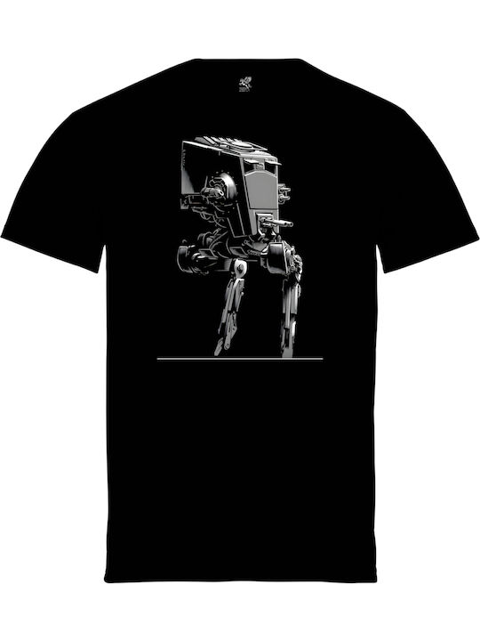 Pegasus Company Blouse Black Print Star Wars At-at Walker