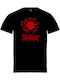 Pegasus Schwarz Bedruckte Bluse Slipknot
