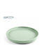 Heinner Yvonne Plate Desert Ceramic Green with Diameter 20cm