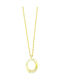 Silver Union Charm aus Vergoldet Silber mit Perlen