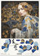 Decoupage Rice Paper A4 – Woman Portrait Flower...