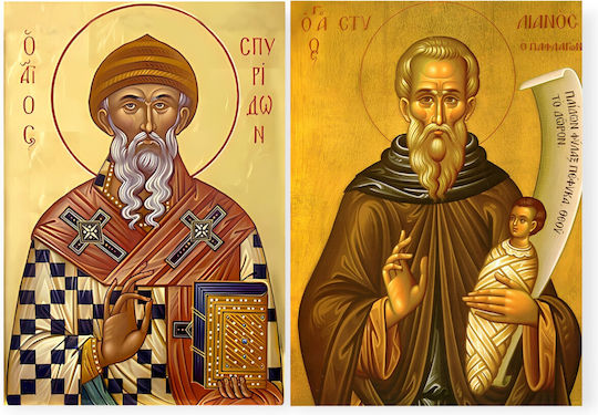 Decoupage Rice Paper A3 – Saint Spyridon Saint Stylianos The Protector Of Children