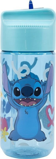 Disney Palms Collection Παιδικό Παγούρι Lilo & Stitch Πλαστικό Διάφανο 430ml