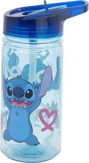 Disney Stitch Παιδικό Παγούρι Lilo & Stitch Διάφανο 475ml