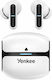 Yenkee Evepods Pro YHP 09BT In-Ear Bluetooth-Freisprecheinrichtung Kopfhörer mit Schweißresistenz und Ladeetui Weiß