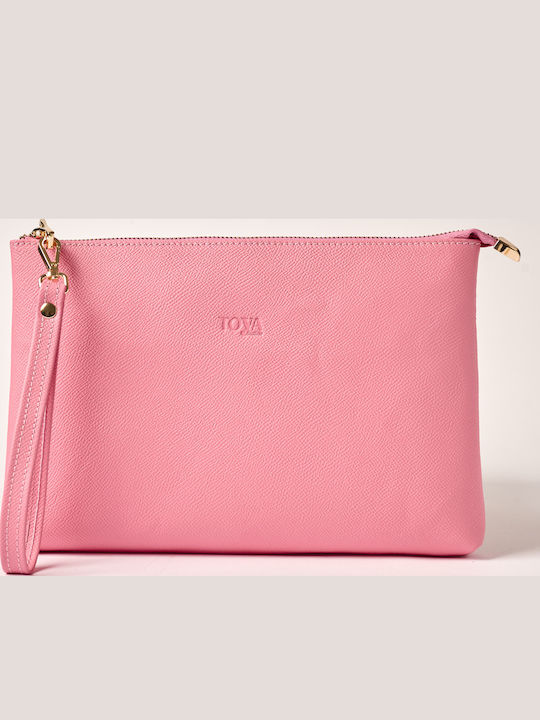 Toya Leder Damentasche Handtasche Rosa