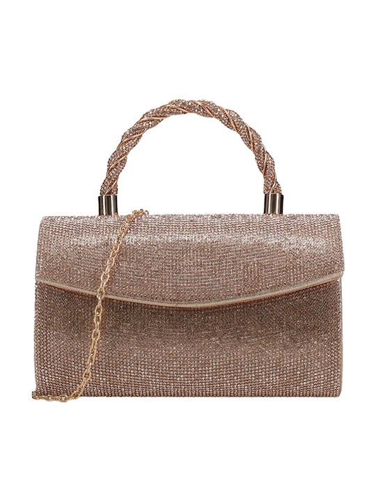Migato Women's Bag Shoulder Pink Gold