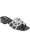 Women's Flat Sandals in Black Color