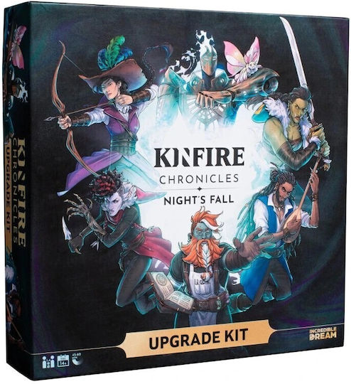 Board Game Kinfire Chronicles: Night's Fall - Upgrade Kit 14+ Years Old Incredible Dream Studios
