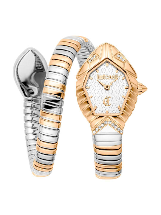 Just Cavalli Damen Uhr mit Metallarmband