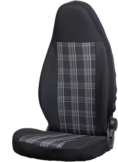 Autositzbezüge Neunfaches Kopfstützen-Set Dynamic Hyper Caro 2 Stück Schwarz