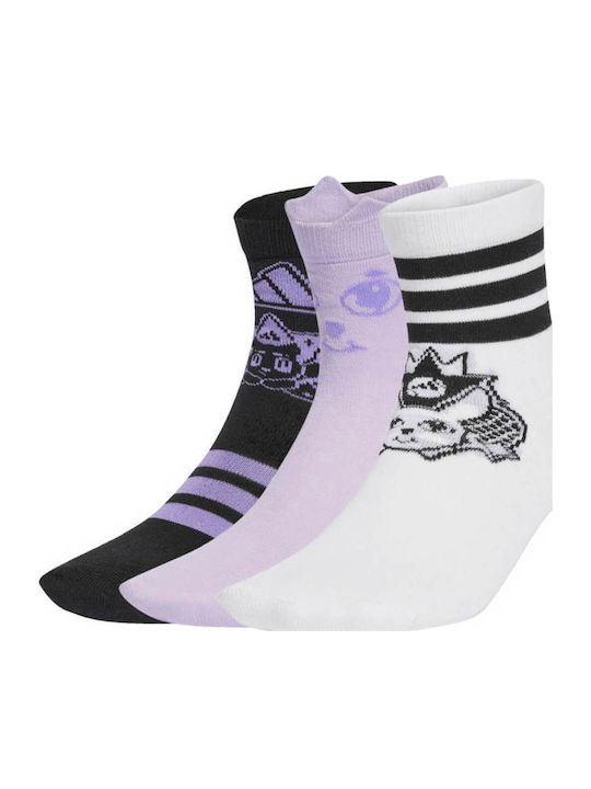 adidas Kids' Socks Performance White 3 Pairs