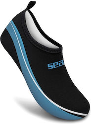 Seac Smile Pantofi de Plajă Black/Albaștri Seac Smile Pantofi de Plajă Black/Albaștri