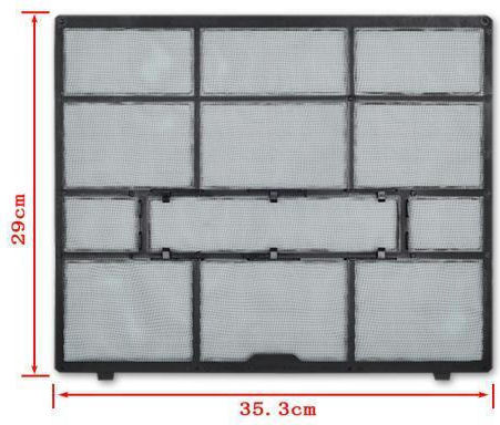 Filtre pour climatiseur d'intérieur - Protection contre la poussière
