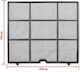 Air Conditioner Filter 46 X 40cm Replacement Parts for Home Appliances Gree 1p 2p Various Models