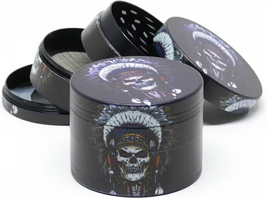 Mühlen Für Tabak Mado Multi Skull 50mm 4 Teile 661-2187 F
