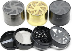 Τρίφτης Καπνού Mado 52mm 4 Parts 661-2161 Αλουμίνιο Παράθυρο Μπρονζέ