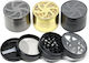 Mado Tobacco Grinder 52mm 4 Parts 661-2161 Aluminum Window Gold