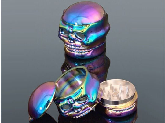 Tobacco Grinder Mado Skull Metal 48mm Triple 661-2145