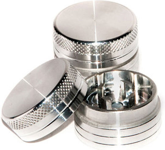 Mini Aluminium Mühle Silber 30mm 2 Teile