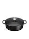 Le Creuset Signature Oval Ρηχή Κατσαρόλα 29cm Black