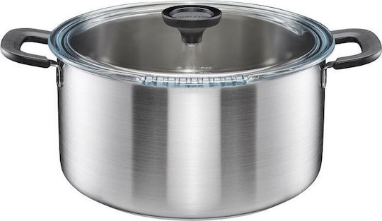 Fiskars Functional Form Deep Stainless Steel Pot 7L / 28.5cm