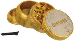 Greengo Grinder Τρίφτης Χρυσό 50mm Aluminium 4 Parts