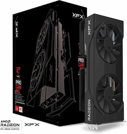 XFX Radeon RX 9060 XT 16GB GDDR6 Ediția Swift OC Gaming Placă