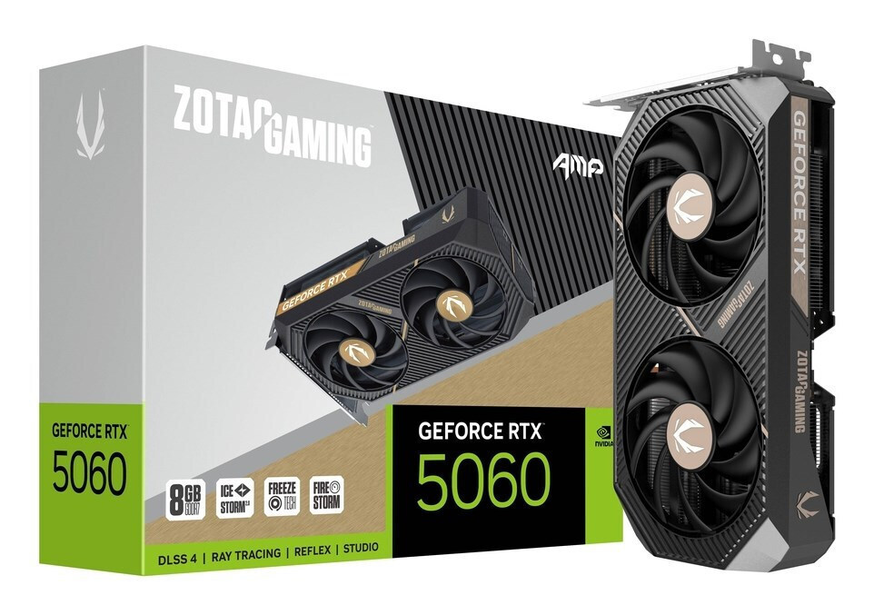 Zotac GeForce RTX 5060 8GB GDDR7 AMP Κάρτα Γραφικών