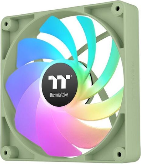 Thermaltake CT120 Reverse Blade Case Fans 2000rpm with ARGB Lighting 2pcs Matcha Green