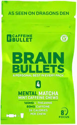 Performance Bullet Brain Bullets 80mg 4 Chewable Tablets Mint Matcha