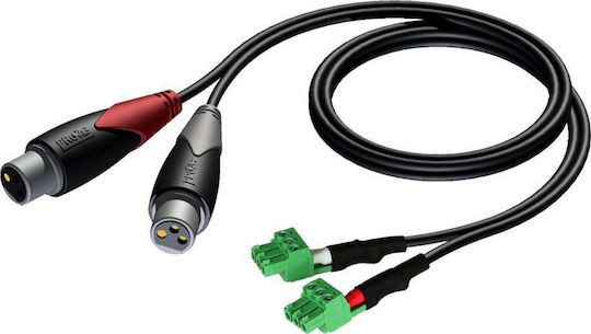 Audac Cable Signal XLR female - XLR female 1.5m (2SA0153) 1pcs