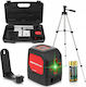 Vorel Linear Laser Level Green Beam with Working Range 30m