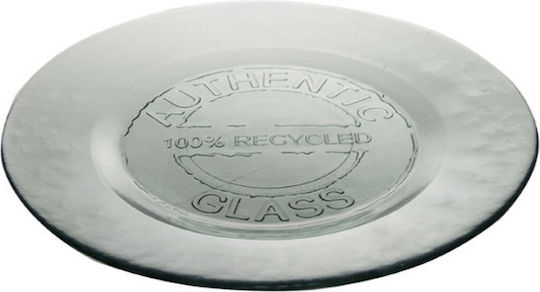 Authentic Teller Untiefe Transparent mit Durchmesser 32cm