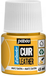 Vopsea Leather Pebeo 45ml Galben Floarea Soarelui