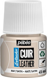 Vopsea Leather Pebeo 45ml Roz Bej