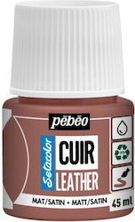 Vopsea Leather Pebeo 45ml Terracotă