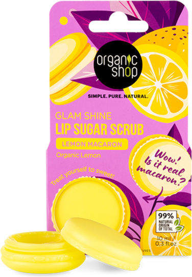 Natura Siberica Scrub Χειλιών Lemon Macaron 10ml