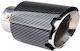 Exhaust Muffler Tip Mt-028c Akr Chrome Carbon Φ43>56 155x89mm Amio 1 Pc 04065/am