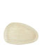 By Bone Serving Platter Oval made of Porcelain Beige