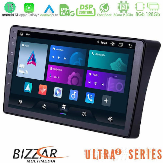 Bizzar Ηχοσύστημα Αυτοκινήτου για Nissan Navara / Pathfinder 2004-2016 (Bluetooth/USB/WiFi/GPS/Apple-Carplay/Android-Auto) με Οθόνη Αφής 9"