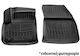 Rubber Car Mats Tray With Fasteners Dacia Logan & MCV 5d 2012-2020 Sandero & Stepway 5d 2012-2020 Race Axion 2 Pieces 5018052
