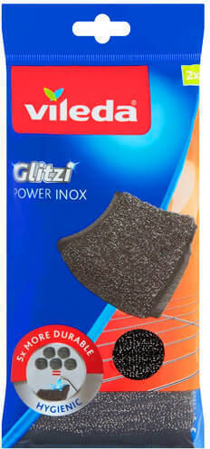Vileda Vileda Sponge Glitzi Powerinox Extra Quality 2 Pieces