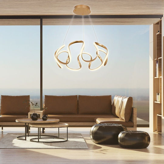 Vivalux Pendant Light Gold 48x48x100cm