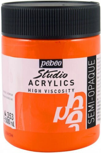Acrylfarben Pebeo 500ml Metallic Orange-Gelb