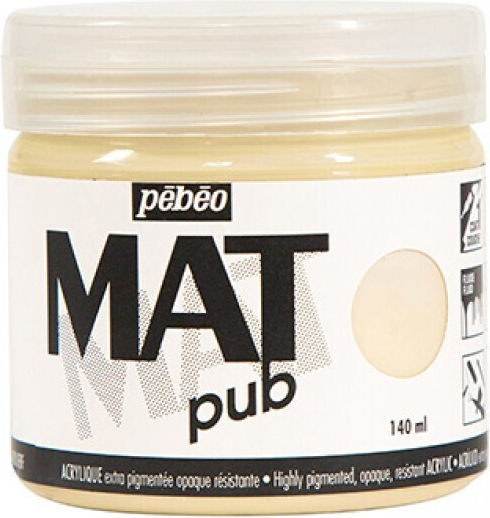 Ακρυλικο E.f Pebeo Mat Pub 140ml Ivory