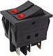 Fl3-kcd2-2101en-2 Double Rocker Illuminated Switch 250v On-Off Kal Electronics