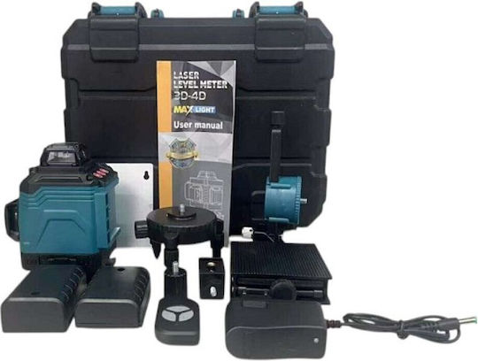 4D 16 Liniar Nivelă Laser Fascicul Verde 2V cu Domeniu de Lucru 70m