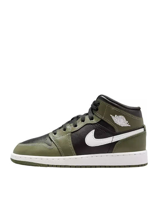 Jordan Air Jordan 1 Детски Маратонки High Зелени